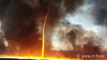 Wild rotierendes Phänomen: "Firenados" wirbeln in Los Angeles