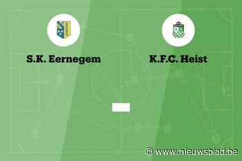Wedstrijd tussen SK Eernegem en FC Heist afgelast