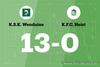 SK Wenduine haalt uit tegen FC Heist B
