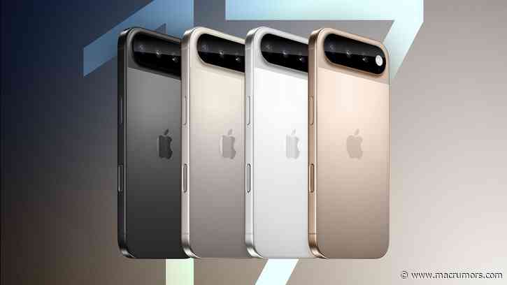 iPhone 17 Pro Main Camera Sensor 'Smaller' Than iPhone 16 Pro Sensor