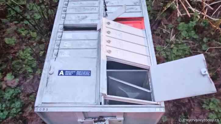 Mailboxes stolen, robbed and dumped in Mission