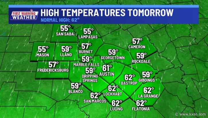 Milder Sunday ahead of a cooler start to the week