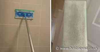 Discover how to clean bathroom tiles in just five minutes with this simple mop hack