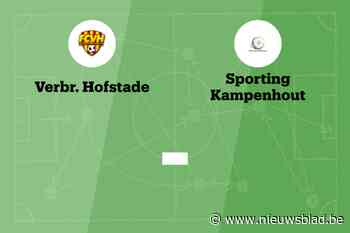 Wedstrijd tussen Hofstade B en Kampenhout B afgelast