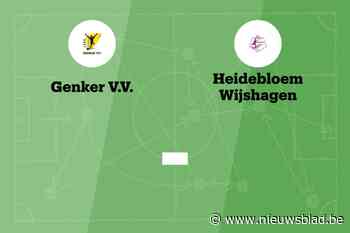 Wedstrijd tussen Genk VV B en Wijshagen afgelast
