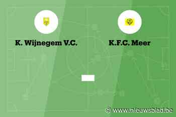 Wedstrijd tussen Wijnegem en Meer afgelast