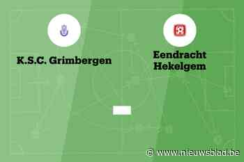 Wedstrijd tussen SC Grimbergen en Hekelgem afgelast