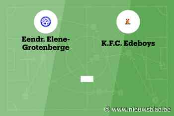 Wedstrijd tussen Eendracht Elene-Grotenberge B en KFC Edeboys afgelast