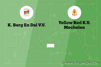Wedstrijd tussen Berg en Dal en Jong KV Mechelen afgelast