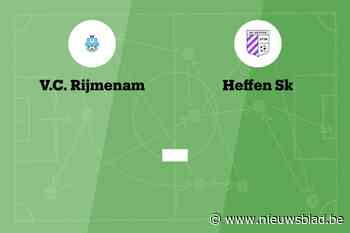 Wedstrijd tussen Rijmenam en Heffen afgelast