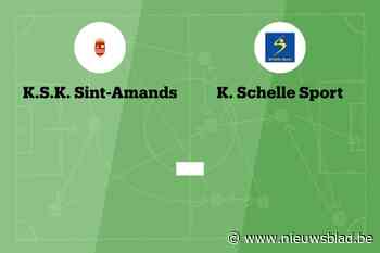 Wedstrijd tussen Sint-Amands en Schelle Sport afgelast