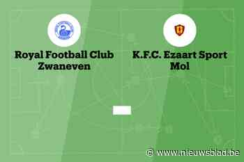 Wedstrijd tussen Zwaneven en Ezaart afgelast