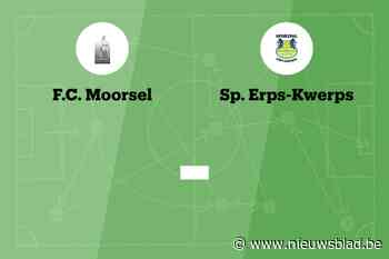 Wedstrijd tussen Moorsel en Erps-Kwerps afgelast