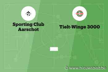 Wedstrijd tussen SC Aarschot B en Tielt-Winge 3000 afgelast