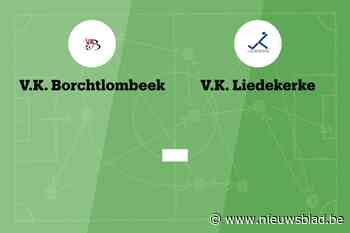 Wedstrijd tussen Borchtlombeek B en Liedekerke B afgelast