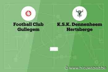 Wedstrijd tussen FC Gullegem en SKD Hertsberge afgelast