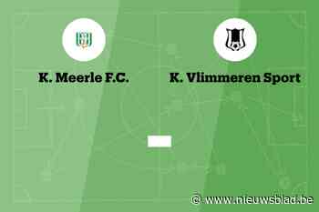 Wedstrijd tussen Meerle en Vlimmeren afgelast