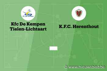 Wedstrijd tussen FC De Kempen B en Herenthout afgelast