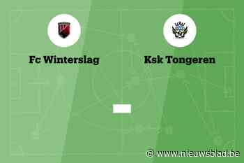 Wedstrijd tussen FC Winterslag en SK Tongeren B afgelast