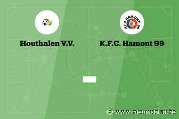 Wedstrijd tussen Houthalen VV en KFC Hamont 99 afgelast