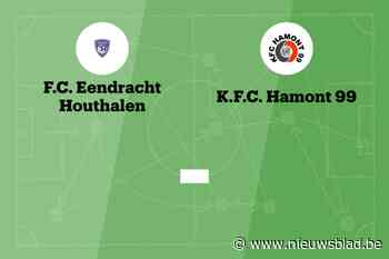 Wedstrijd tussen E. Houthalen en KFC Hamont 99 B afgelast