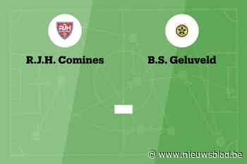Wedstrijd tussen R.J.H. Comines en BS Geluveld B afgelast