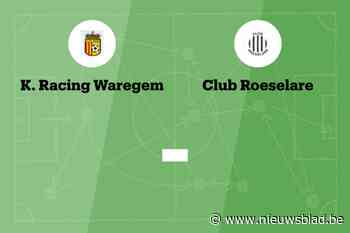 Wedstrijd tussen Racing Waregem en Club Roeselare afgelast