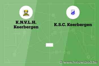 Wedstrijd tussen KNV Keerbergen en SC Keerbergen afgelast