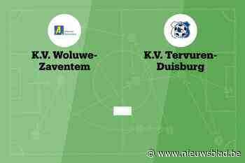Wedstrijd tussen Woluwe-Zaventem en Tervuren-Duisburg afgelast