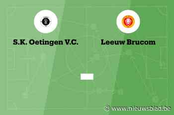 Wedstrijd tussen Oetingen en Leeuw Brucom afgelast