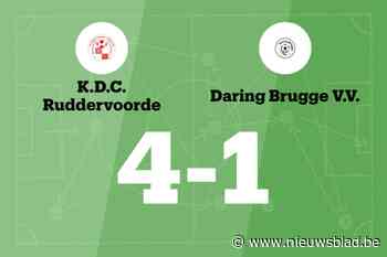 Daring Brugge nog steeds zonder zege na verlies tegen Daring Ruddervoorde