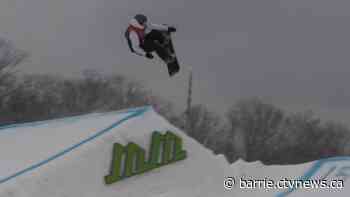 Snowboarders showcase skill at provincial Slopestyle series