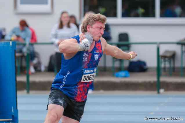 Andreas De Lathauwer kroont zich zonder problemen tot provinciaal kampioen kogelstoten: “De sterke prestaties van de concurrenten werken motiverend”