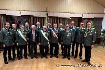 Drei Schützen für je 65 Jahre Mitgliedschaft geehrt