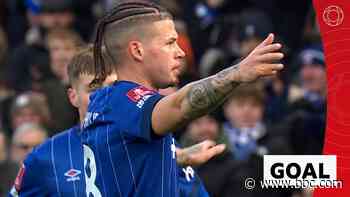 Watch: Phillips scores his first goal for Ipswich