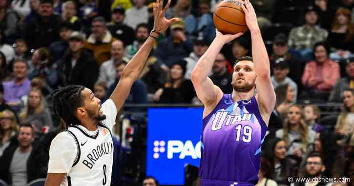 Isaiah Collier's layup in final seconds of overtime lifts Jazz over Nets