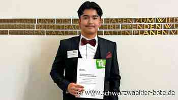 Geflüchteter erhält Stipendium: Als Kind geflohen, heute in Calw auf Erfolgskurs