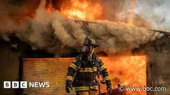 What caused the fires, and how big are they?