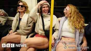 Mind the gap - and the goosebumps: No Trousers Tube ride returns