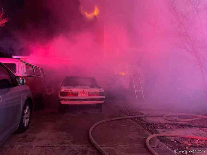 AFD fights two-story house fire early Monday morning