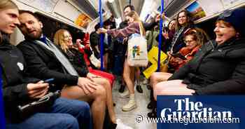 No Trousers Tube Ride brings carnival of underwear to London Underground