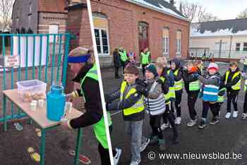 Geen stakers in deze Peltse school, maar wel citroenen en… een polonaise om ongenoegen te uiten