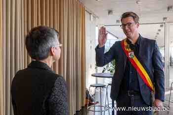Hannes Anaf legt als eerste in Vlaanderen de eed als burgemeester af