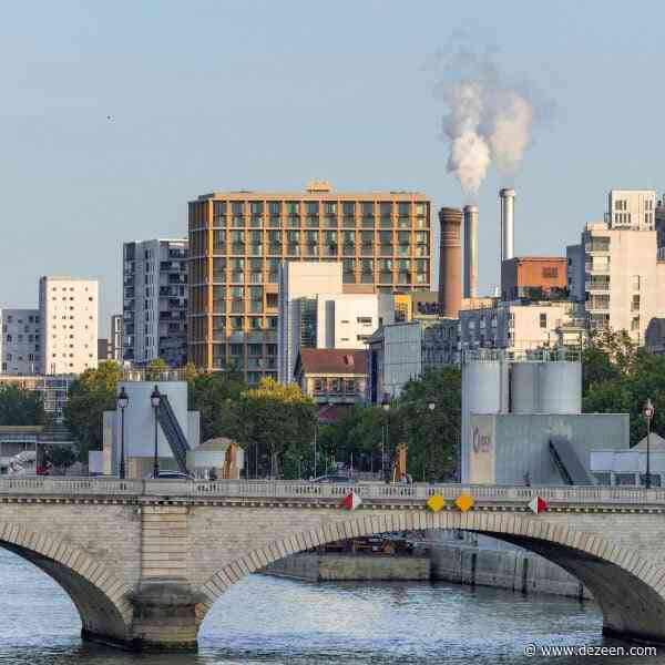 LAN "deliberately exposes" mass-timber structure of Paris apartment block
