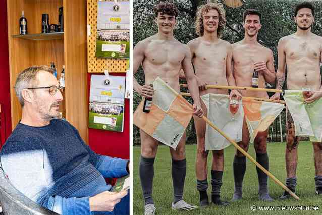 Eddy en Dirk overtuigen voetballers om uit de kleren te gaan voor kalender, opbrengst gaat naar oncologie: “Ook onze ouders verloren aan kanker”