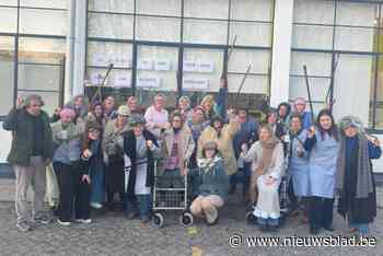 Leraren Giblo protesteren als bejaarden tegen pensioenplannen
