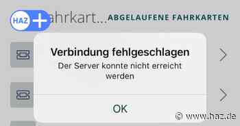 Üstra-Verkehr in Hannover: Fehler beim Onlineticketkauf in der App