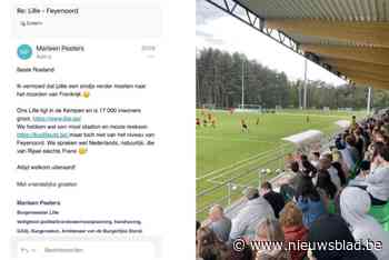 Feyenoord-supporter vergist zich van Lille: “Ik heb de verkeerde burgemeester gemaild”