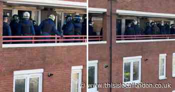 Dramatic footage shows police storming estate after man killed in Harringay stabbing
