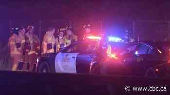 9-year-old boy dies after truck rollover on the QEW early Monday morning, police say